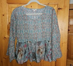 Boho Chic Floral Blouse